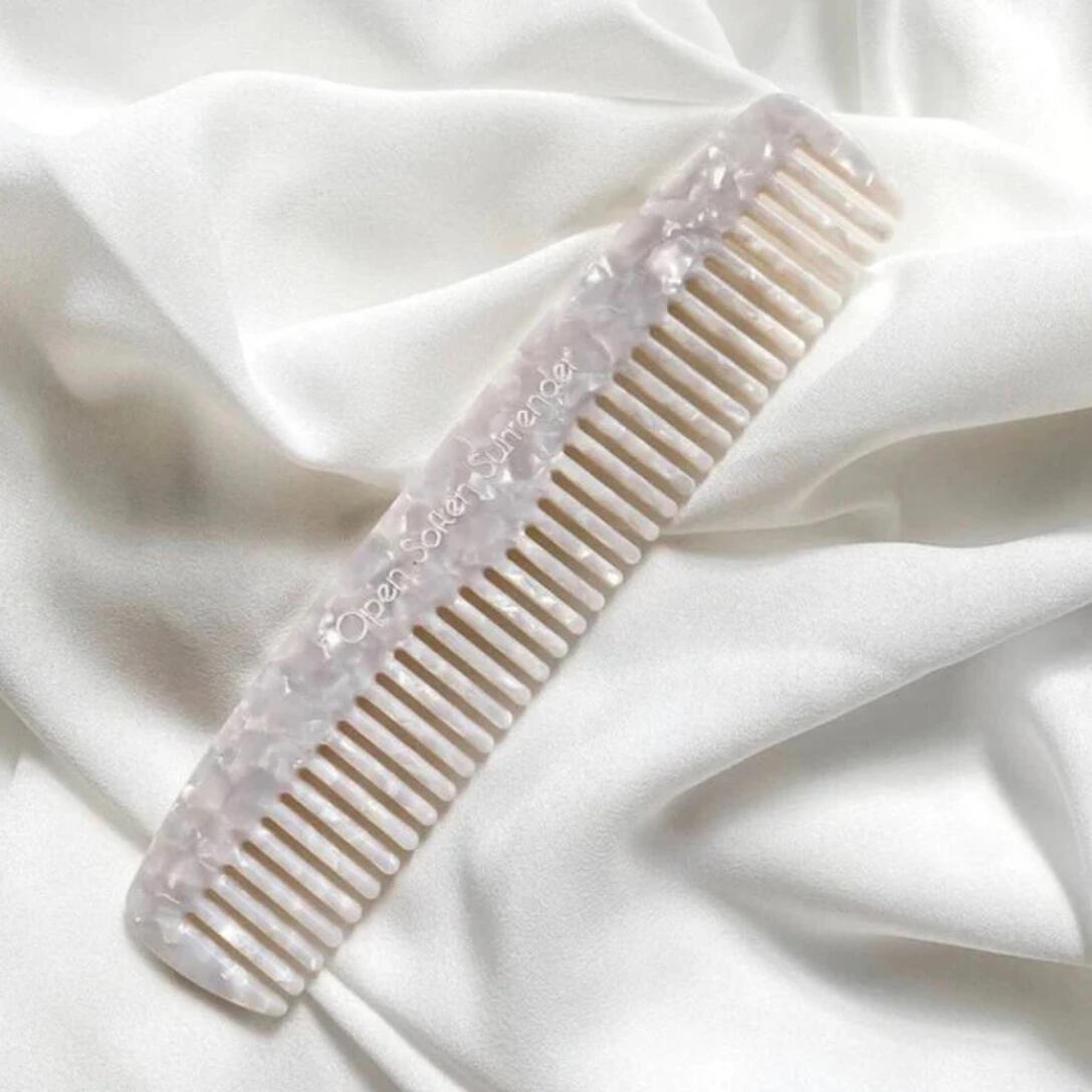 Pearl acupressure comb